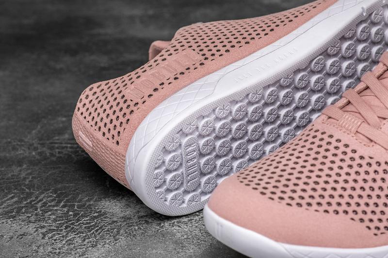 Pink Nobull Blush Suede Men's Trainers | CA L1383I